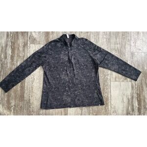 Adidas Women's Long Sleeve Athletic Training‎ Top Gray Camo Pattern Size XL